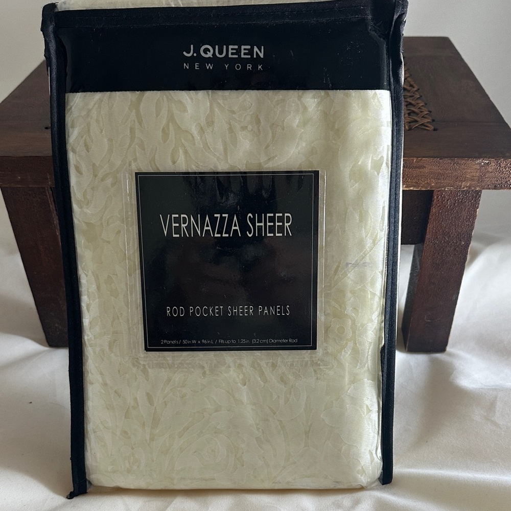 Vernazza Sheer Cream Curtains